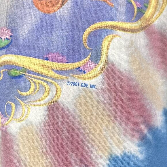 Liquid Blue Grateful Dead Snake Charmer 2001 Tie Dye T Shirt Sz XXL Blue Purple - Picture 8 of 15